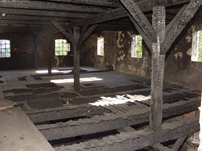 Brandschaden in der Lohmühle (heute Gemeindesaal)